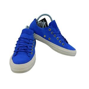 NEW Converse - Chuck Taylor Ox Blue Scalloped Suede Sneakers Women's Size 8
